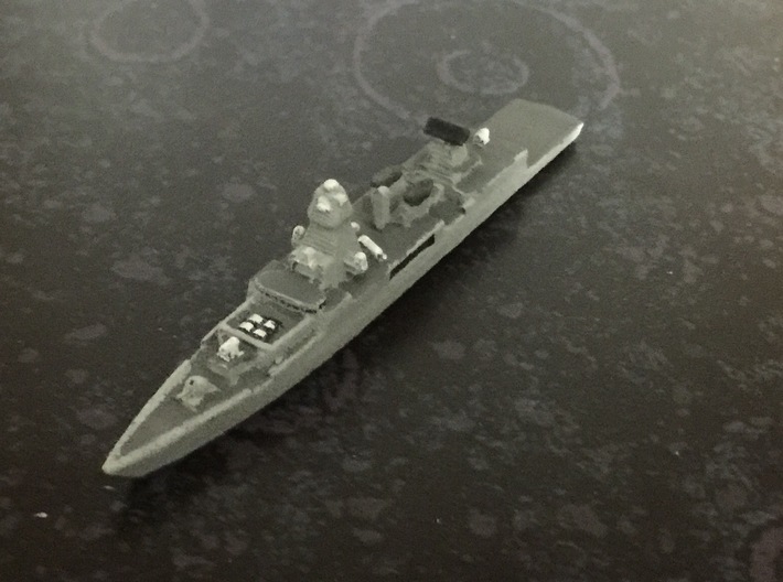 Sachsen-class frigate, 1/1800 3d printed Painted Sample