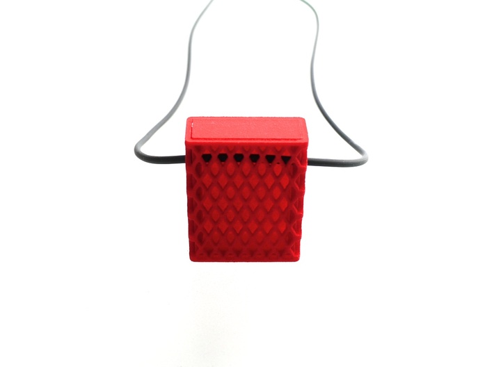 Matchbox Pendant in color 3d printed 