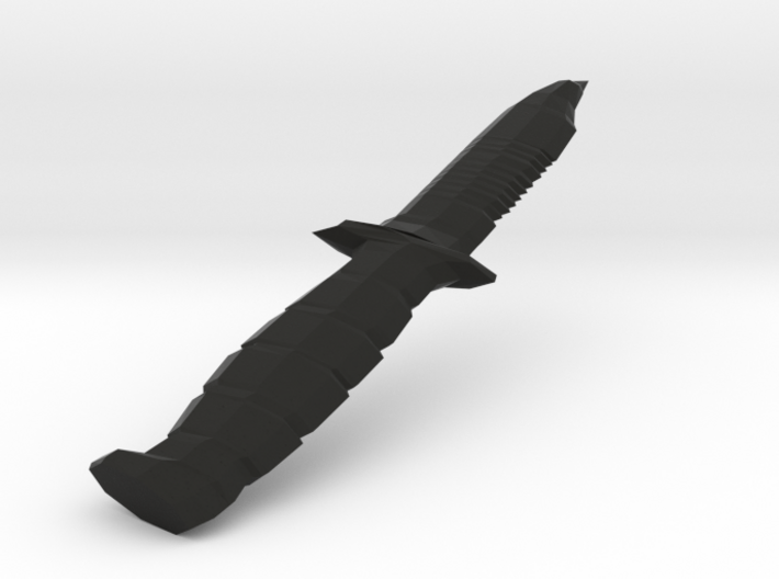 Combat Knife Replica 3d printed