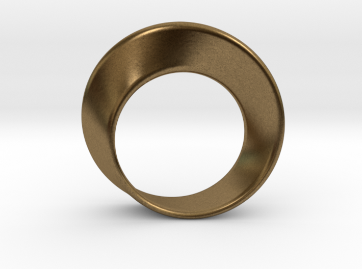 Mobius Strip Ring (Size 6) 3d printed