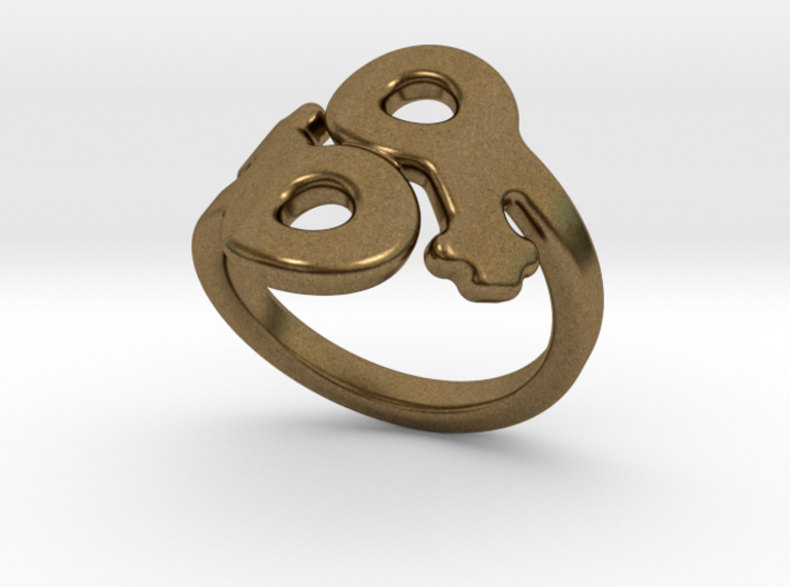 Saffo Ring 21 – Italian Size 21 3d printed