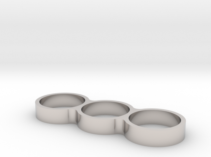 Triple Ring Bearing Spinner 3d printed
