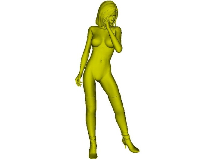 1/15 scale nose-art striptease dancer figure C 3d printed