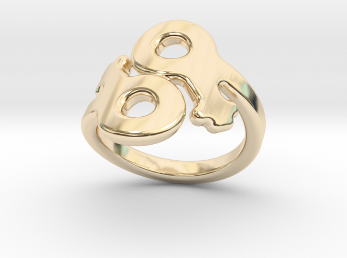 Saffo Ring 30 – Italian Size 30 3d printed