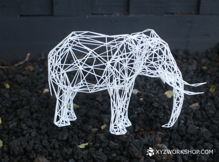 Digital Safari- Elephant (Medium) 3d printed