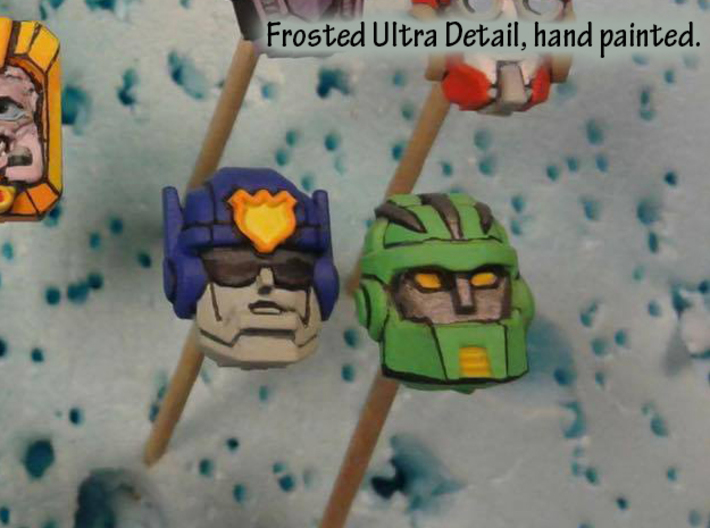 Graduate Boulder Faceplate (Titans Return) 3d printed Hand Painted frosted ultra detail, shown with Chase