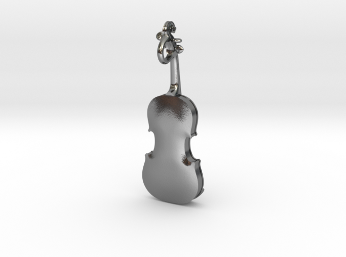 Violin Pendant 3d printed