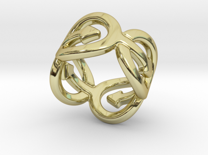 Coming Out Ring 26 – Italian Size 26 3d printed