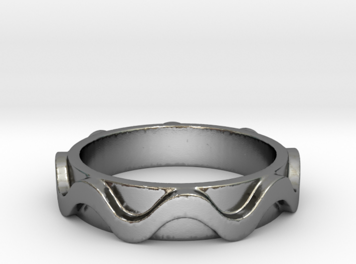 Copa band Ring Size 5.5 3d printed