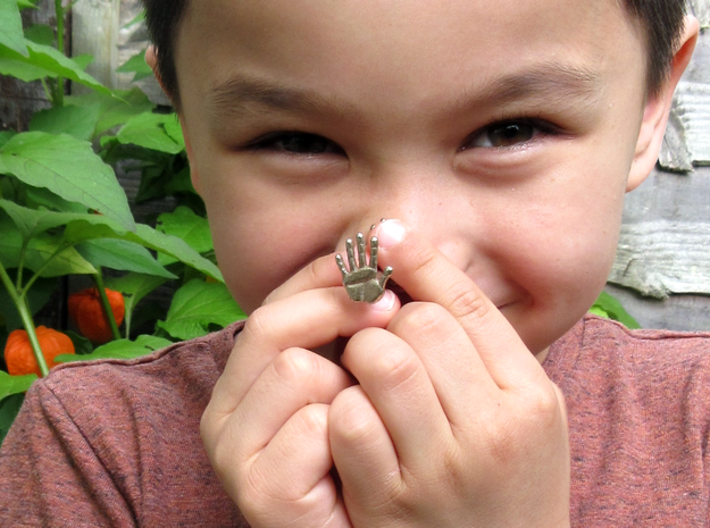 Handprint wax seal 3d printed small boy not included