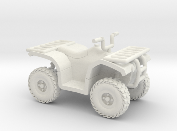 HO Scale Quad ATV 3d printed