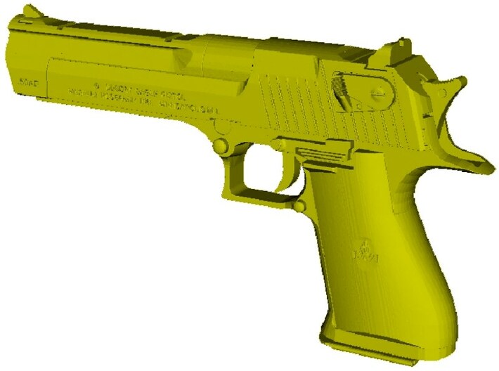 1/12 scale IMI Desert Eagle 50 Mk XIX pistol x 1 3d printed