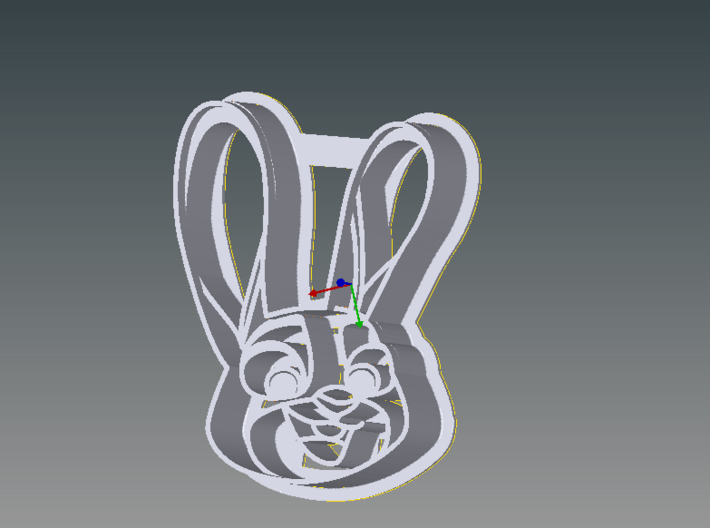 Zootopia's Judy Cookie Cutter 3d printed 