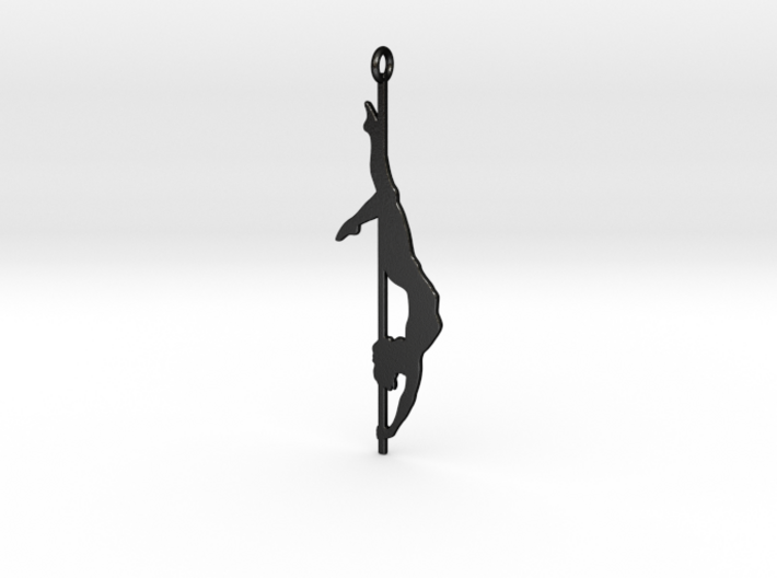 Pole dancer Keychain 3d printed