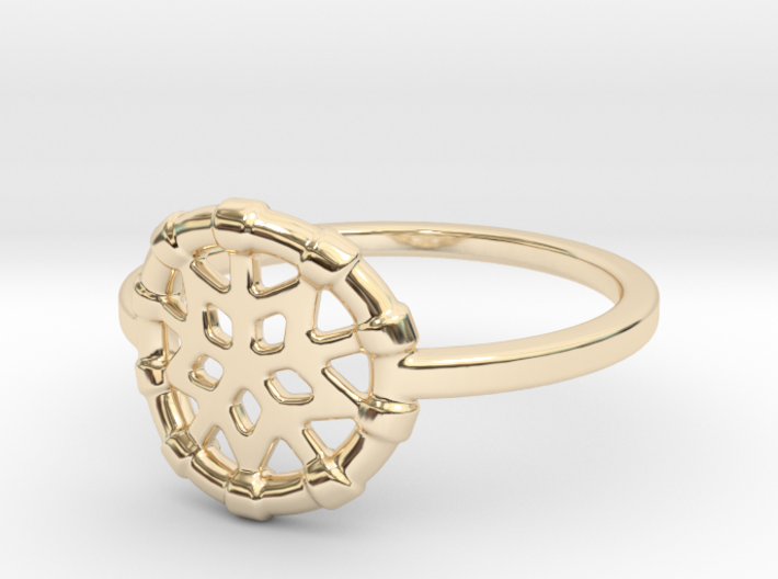 Dreamcatcher Ring 3d printed