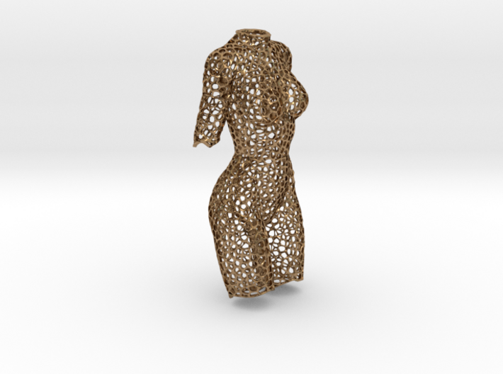 Female Nude Sculpture - Voronoi Mesh 3d printed