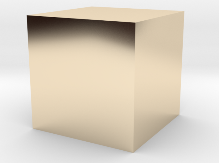 Material Sample 10mm Cube 3d printed