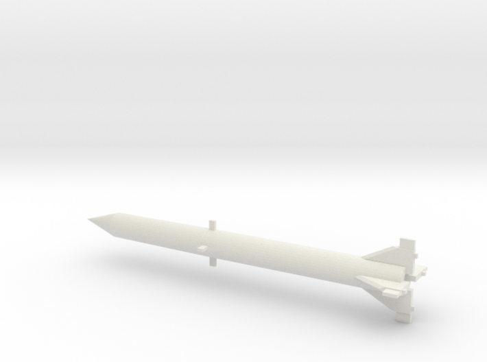 1/110 Scale Redstone Missile 3d printed