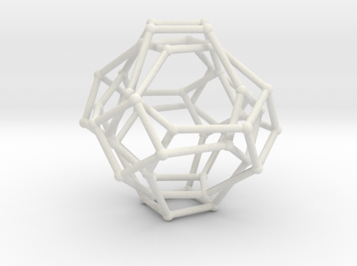 Cayley Graph of the 1x2x3 (octahedron) 3d printed 