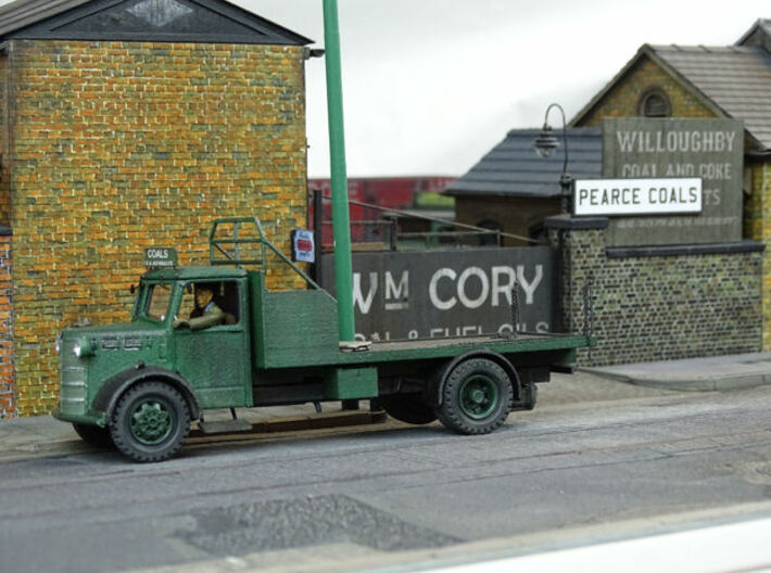 1:43 Bedford Coal Lorry Body 3d printed Body fitted to Bedford OL cab and chassis. Model built and detailed by Julian Carr.