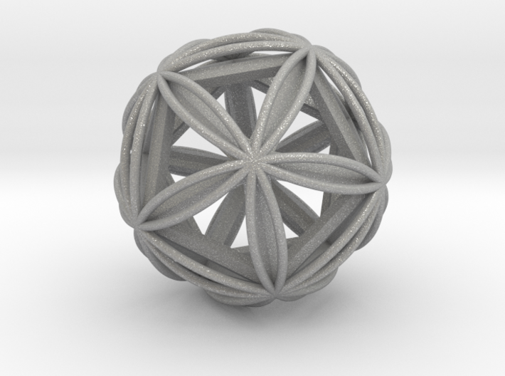 Icosasphere w/ Nested Icosahedron 1.8&quot; 3d printed