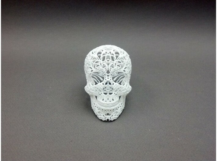 Skull Filagree v2 - 8cm 3d printed 