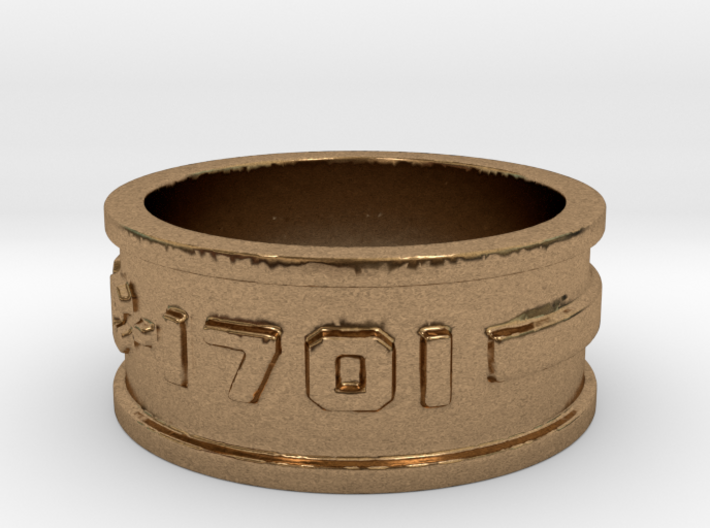 jewelry NCC-1701 ring 3d printed