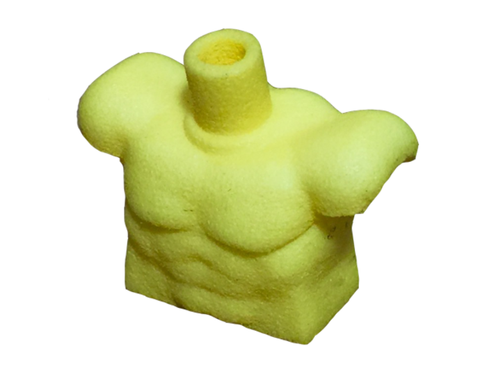 Custom Muscle Torso for Lego 3d printed