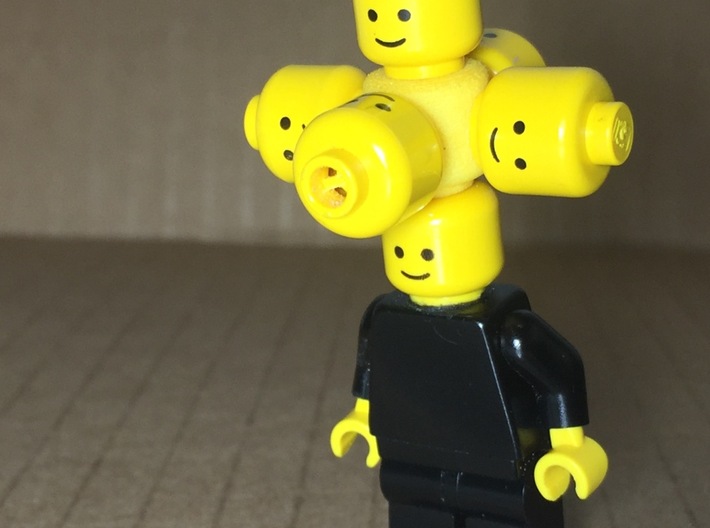 Nub Head for Lego 3d printed 