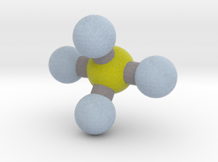 Sulfur Tetrafluoride (SF4) 3d printed