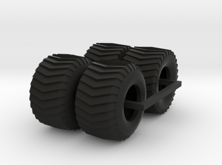 1/25 Puller Front And Rear Tires 3d printed 