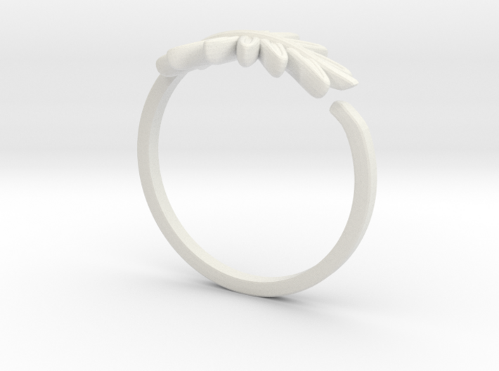 Friendship Leaf Rings 3d printed 
