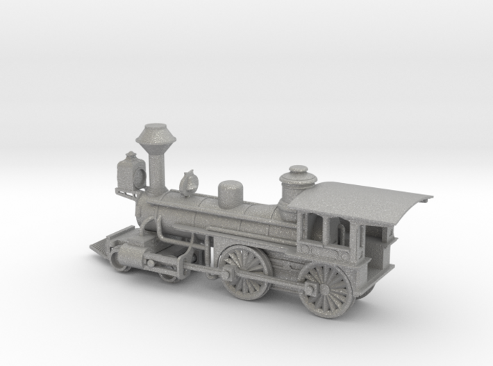Grant 4-4-0 Locomotive - Aluminum - Nscale 3d printed