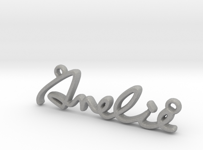 AMELIE Script First Name Pendant 3d printed