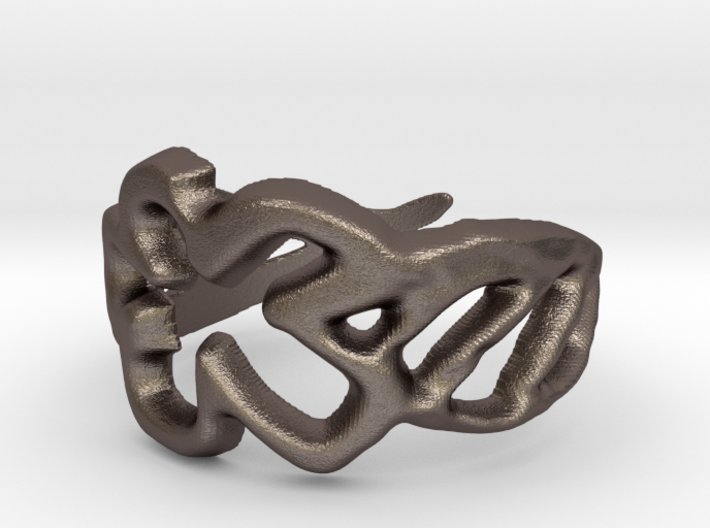 Draw your own ring 3d printed 