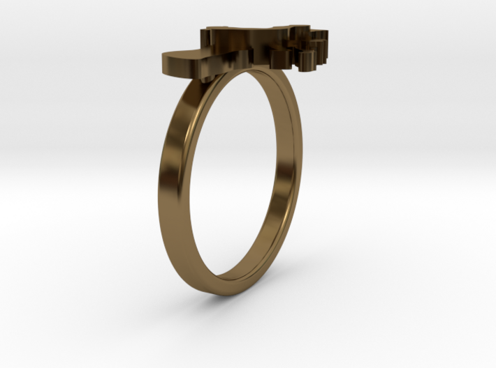 Mother-Daughter Ring - Motherhood Collection 3d printed