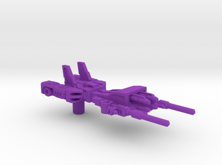  SixShot in Weapon Mode 5mm Weapon (2.5 inch) 3d printed 