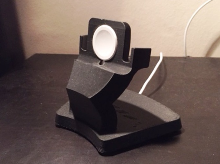 Apple Watch Holder 3d printed Holder with the Apple Watch Charger