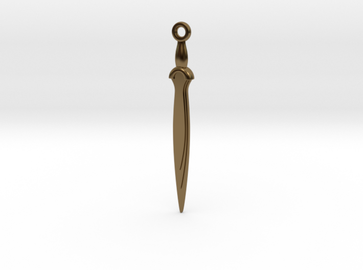 Pendant of bronze sword c.1200BCE 3d printed