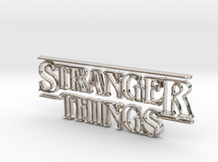 Stranger Things Logo 3d printed