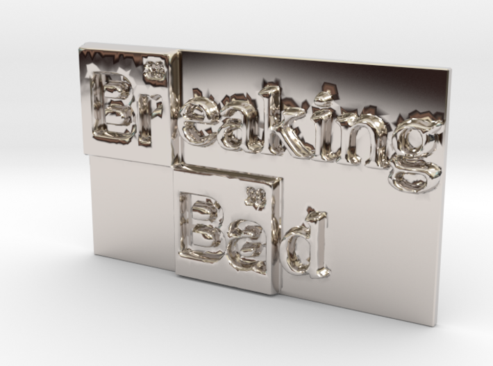 Breaking Bad Logo 3d printed