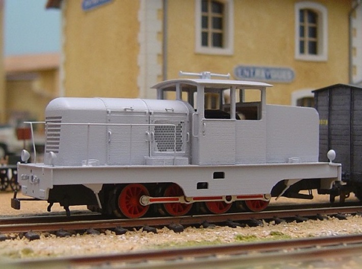 CP51 with side doors HOm/HOe 1:87 3d printed model with extra details and primer coat