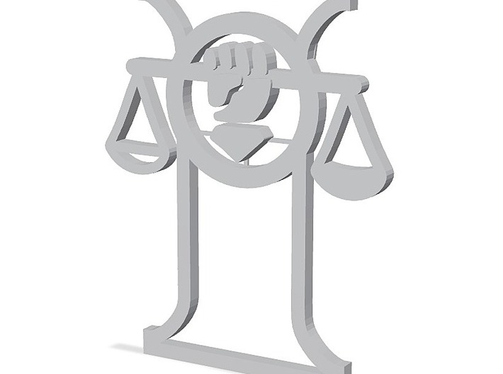 Arbitrator Symbol 3d printed