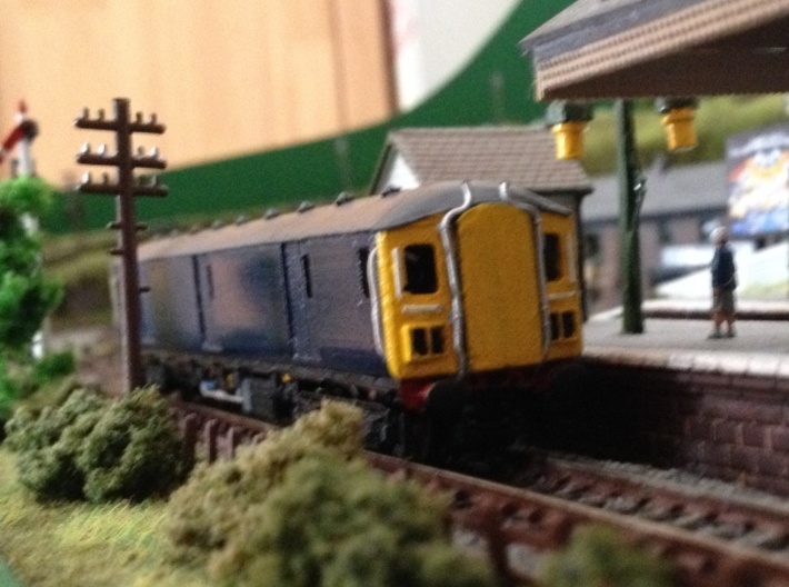 N Scale (1:148) Class 128 Gloucester Parcels Body 3d printed 