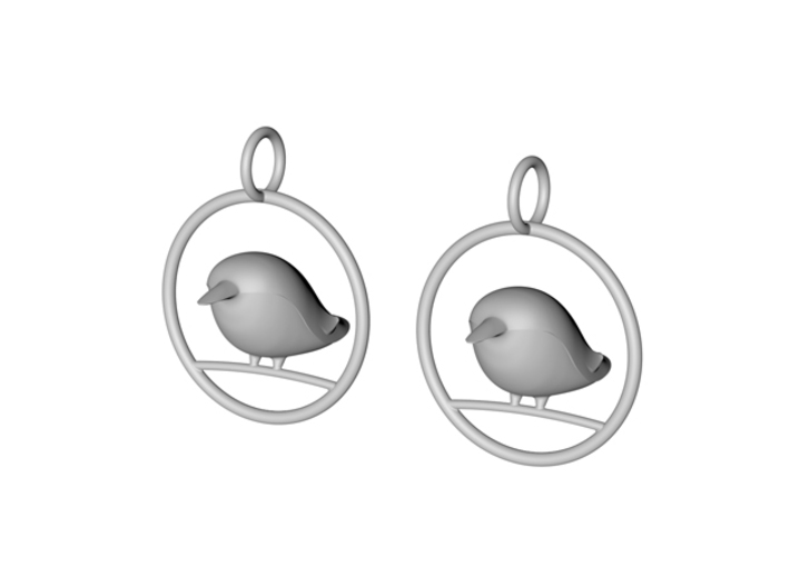 Kingfisher Earrings  3d printed 