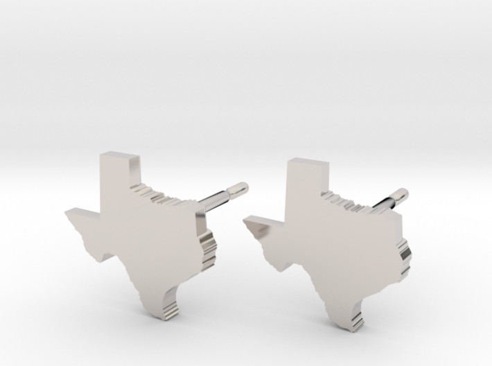 Texas State Earrings, post style 3d printed