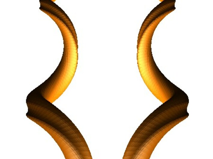 Kudu Horns - a pair 3d printed