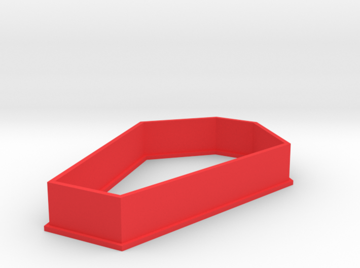 Coffin Cookie Cutter 3d printed