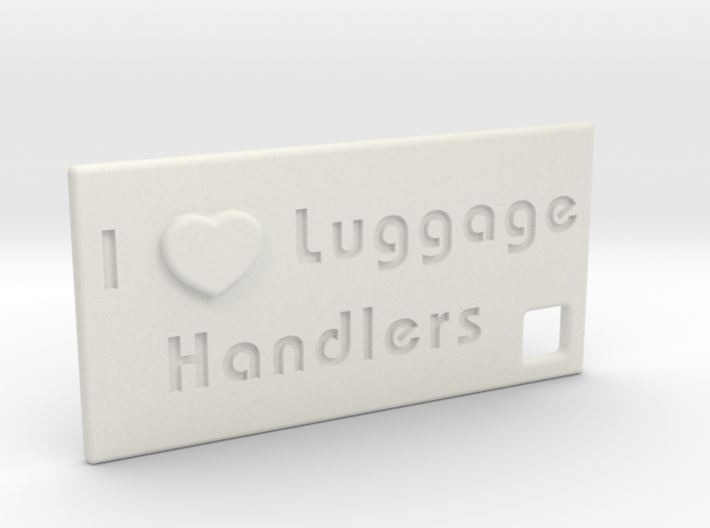 I Heart Luggage Handlers 3d printed