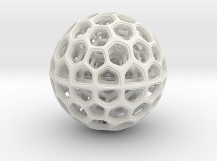 Radiolarian Sphere 2 3d printed 
